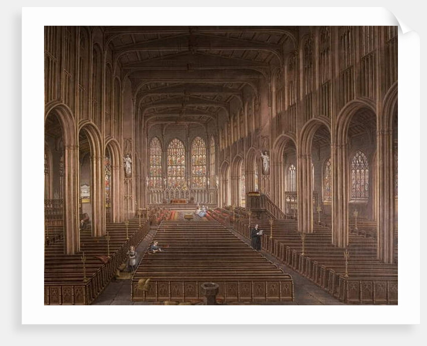Interior of St. Michael's Church, Coventry, 1862 by David Gee