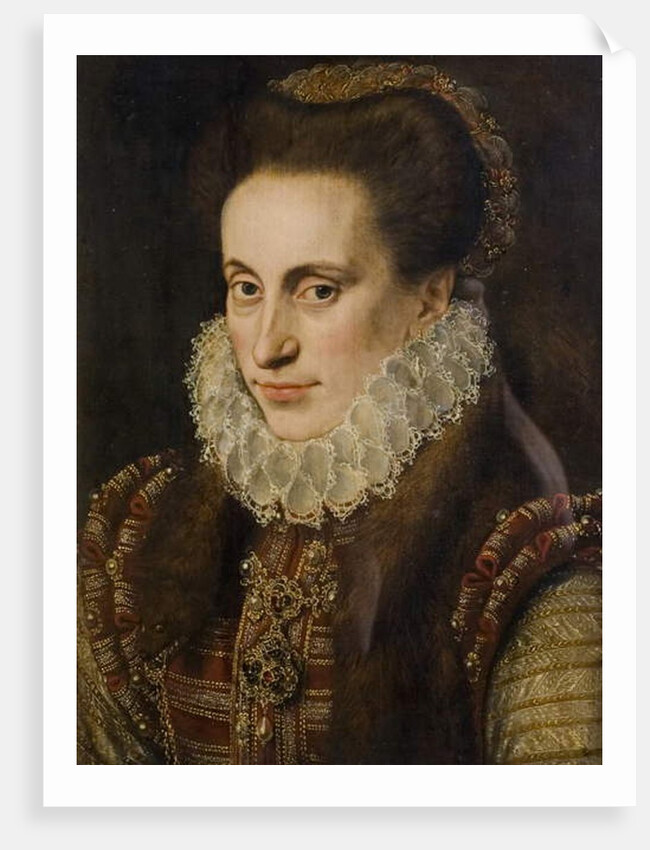 Portrait of a Woman, 'Fair Geraldine', wife of Edward Clinton), 1573 by Lucas de Heere