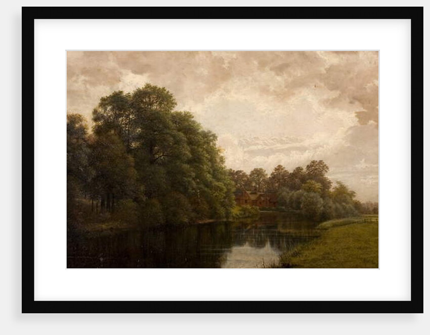 A Peaceful Warwickshire Scene, 1883 by John Anderson