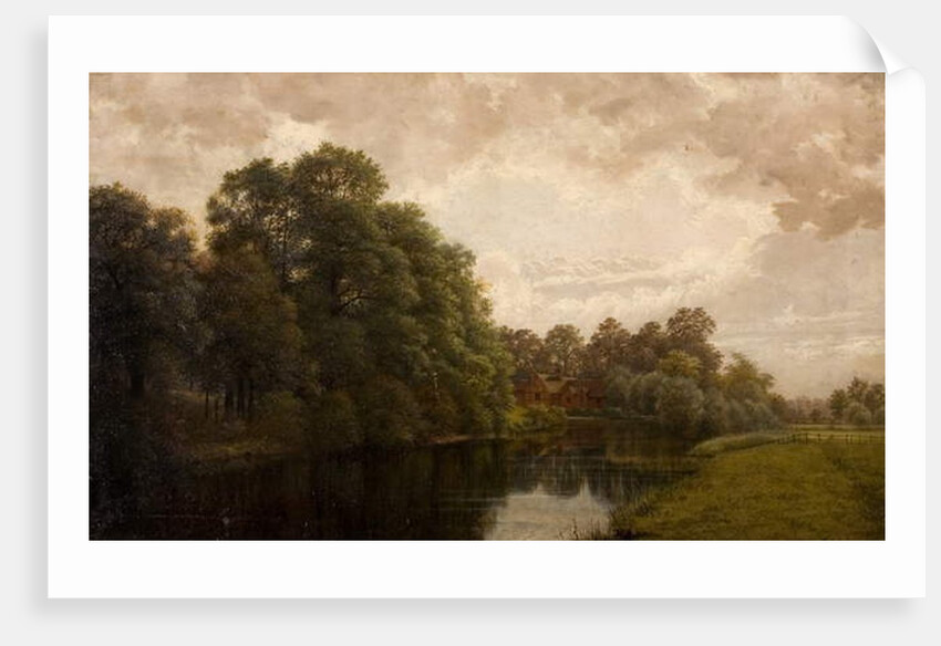 A Peaceful Warwickshire Scene, 1883 by John Anderson