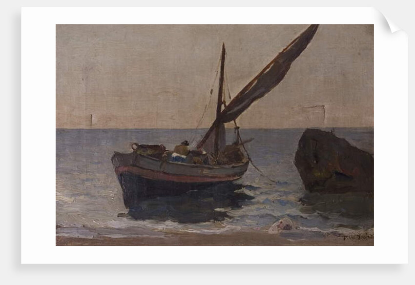 Boats on the Shore, early 20th century by Frederick William Jackson
