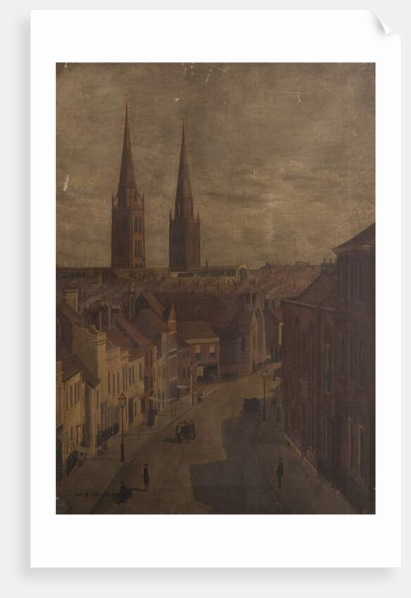 Bishop Street, Coventry, c.1885 by Walter H. Chaplin