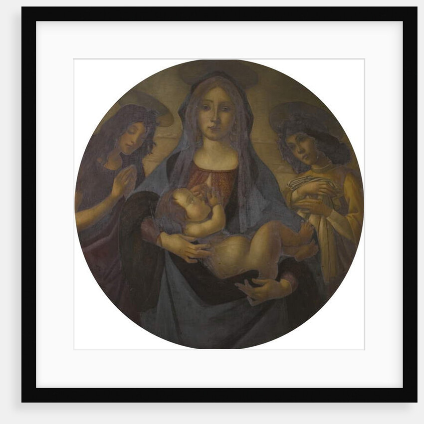 The Virgin and Child with Saint John and an Angel, late 19th-20th century by Helen (d.1937) Coombe