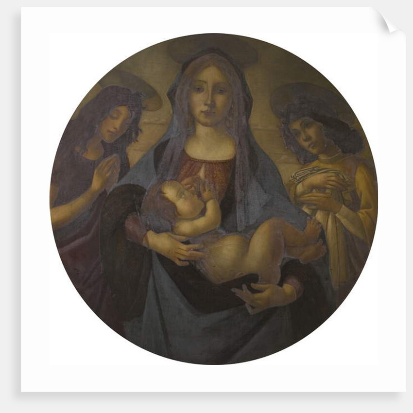 The Virgin and Child with Saint John and an Angel, late 19th-20th century by Helen (d.1937) Coombe