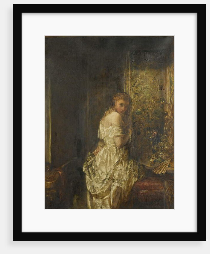 Woman in White, 1872 by Alfred Woolmer