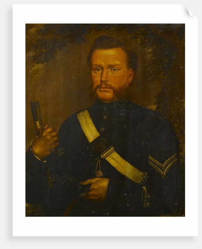 David Gee as a Rifle Volunteer, c.1870 by David Gee