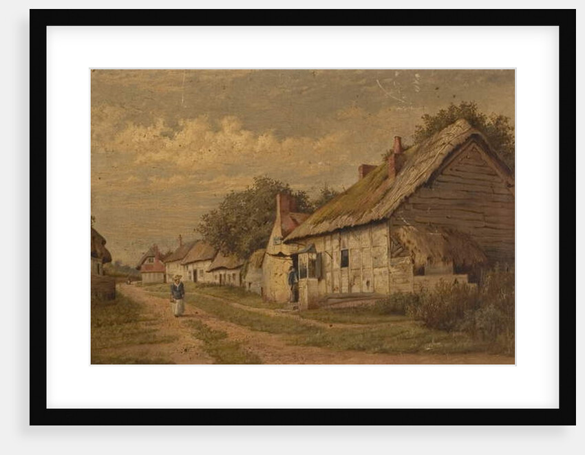 A Gloucestershire Lane, late 19th century by Walter Scott