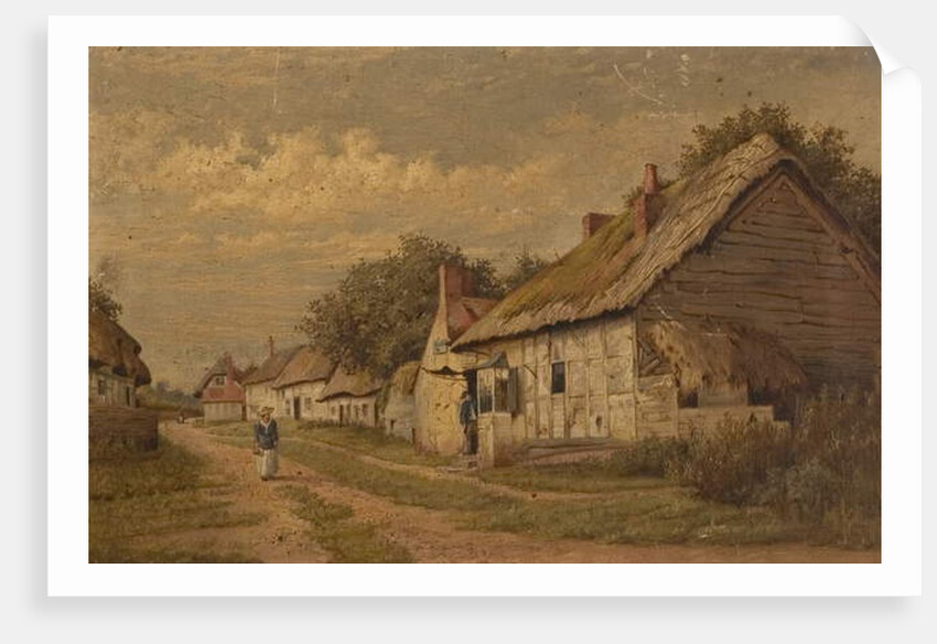 A Gloucestershire Lane, late 19th century by Walter Scott
