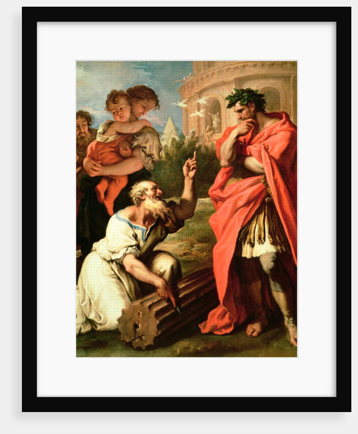 Tarquin the Elder consulting Attus Nevius the Augur by Sebastiano Ricci