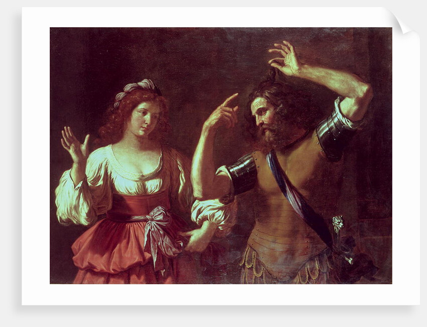Samson and Delilah by Guercino