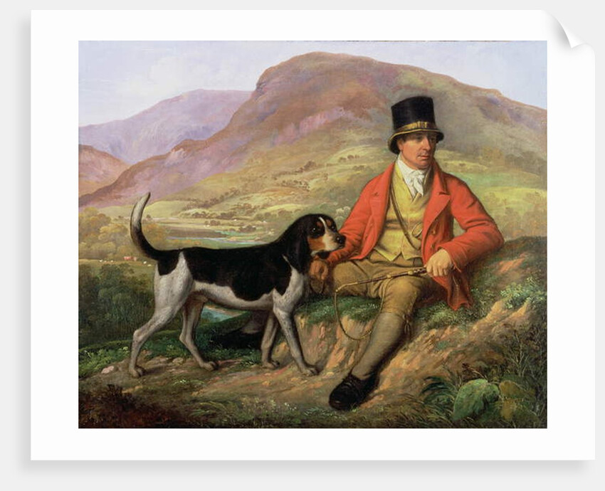 Portrait of John Peel with one of his hounds by Ramsay Richard Reinagle