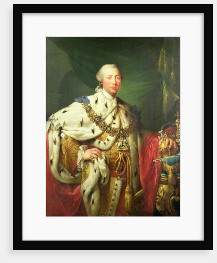 Portrait of George III in his Coronation Robes, c.1760 by Allan Ramsay