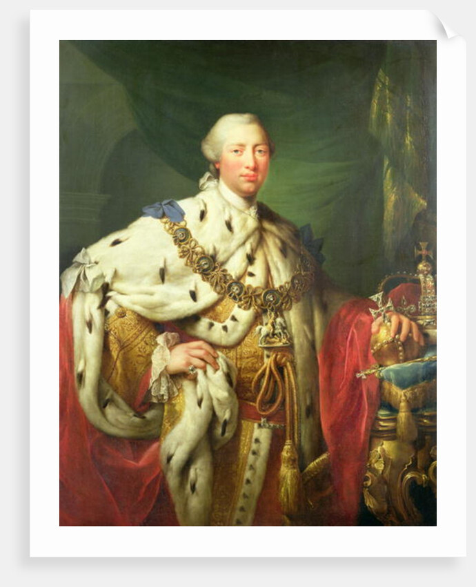 Portrait of George III in his Coronation Robes, c.1760 by Allan Ramsay