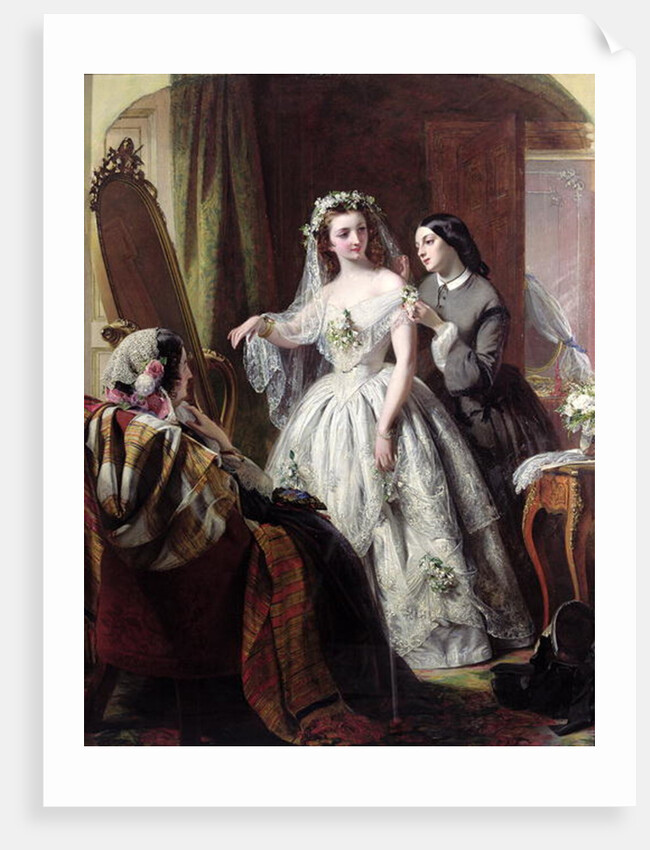 The Bride, 1856 by Abraham Solomon