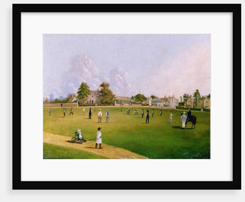 Cricket on Mitcham Green by English School