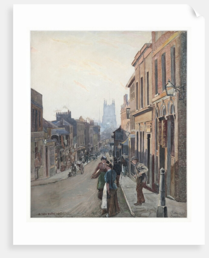 Crown Hill and Parish Church by William Tatton Winter