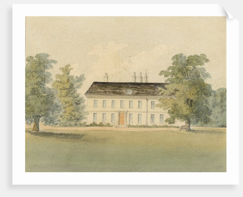 Parsonage of the Rev. Drummond, 1823 by John Hassell