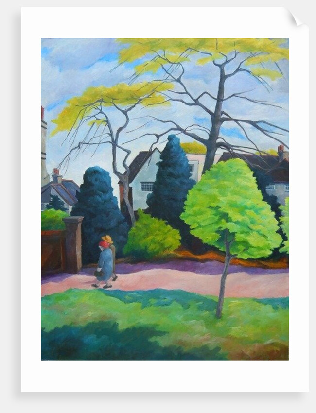 Old Friends, 1985, [oil on panel] by Cristiana Angelini