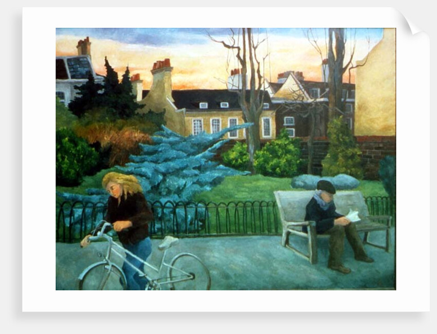 Evening in the park, 1996 by Cristiana Angelini