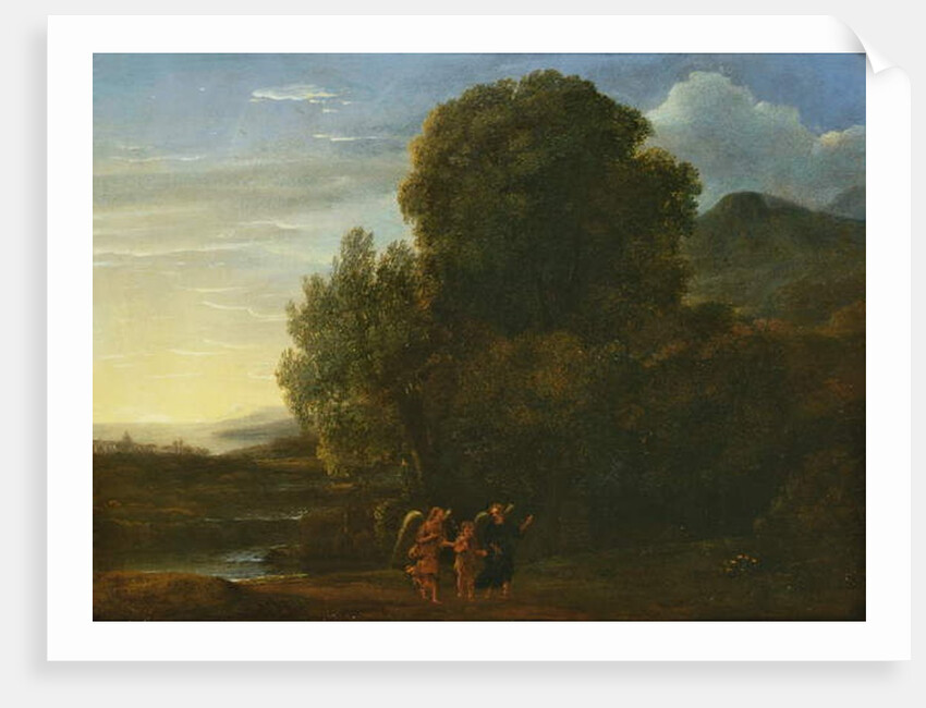 Landscape with St John the Baptist by Claude Lorrain (1600-82)