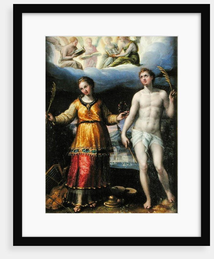 St.Sebastian and St.Cecilia by Lavinia Fontana