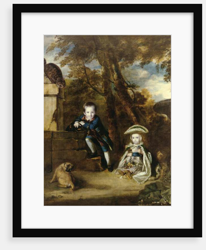 Paul Cobb Methuen and his sister Christian, later Lady Boston by Joshua Reynolds