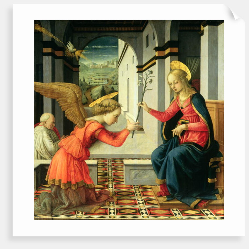 The Annunciation by Filippo (and workshop) Lippi