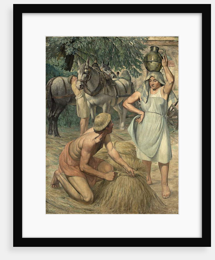 Return From the Fields c.1920-30 by Gustave Pierre