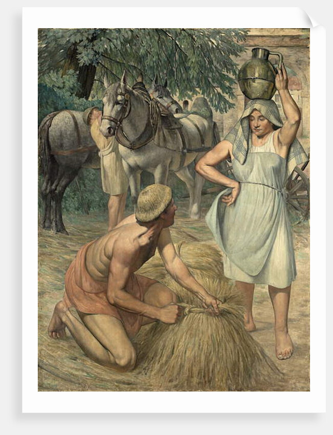 Return From the Fields c.1920-30 by Gustave Pierre