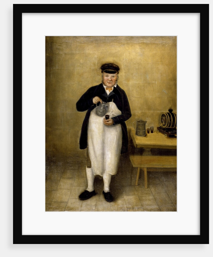 Portrait of the Chatsworth cellarman, c.1835 by William Baker