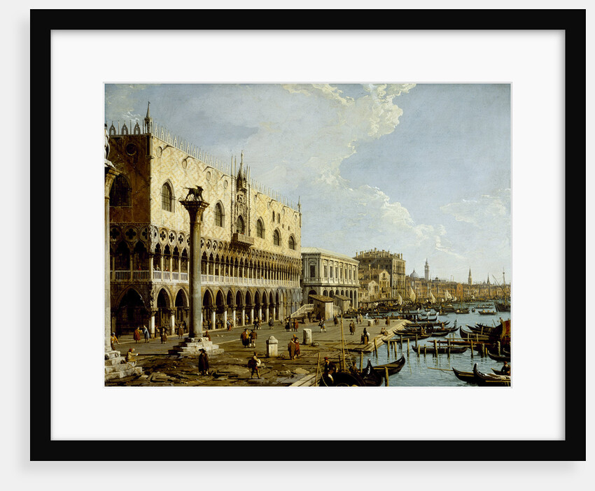 Venice: a view of the Doge's Palace and the Riva degli Schiavoni from the Piazzetta, c.1729 by Canaletto