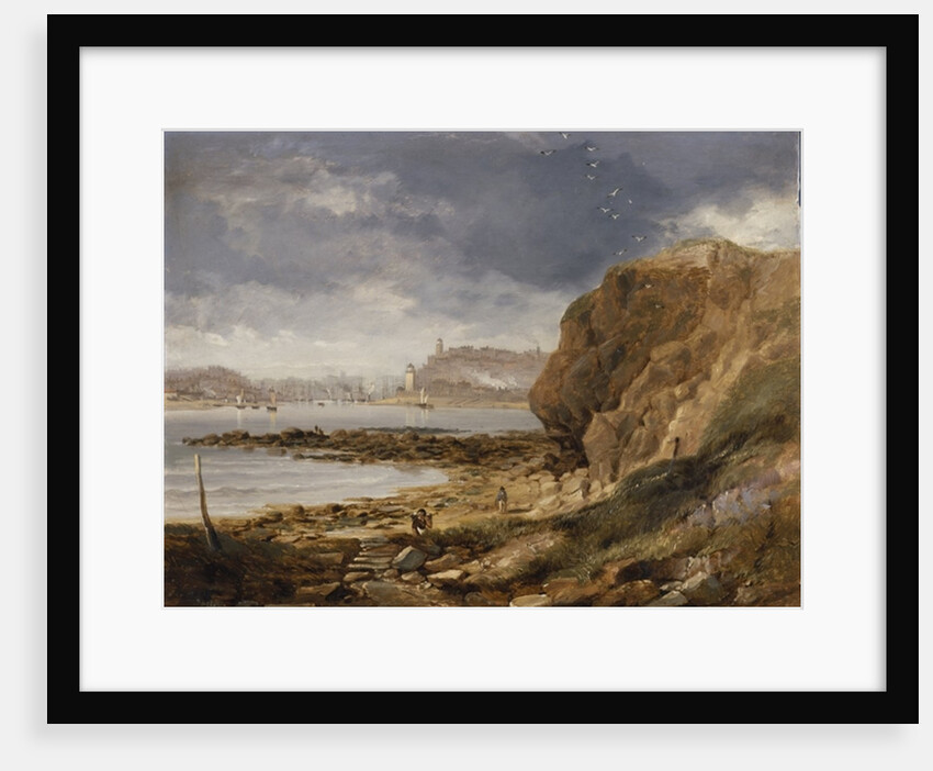 Shields from the harbour mouth, 1845 by John Wilson Carmichael