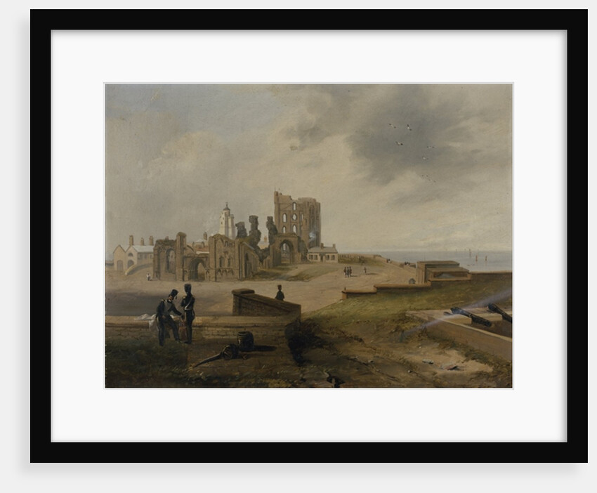 Tynemouth Priory from the East, 1845 by John Wilson Carmichael