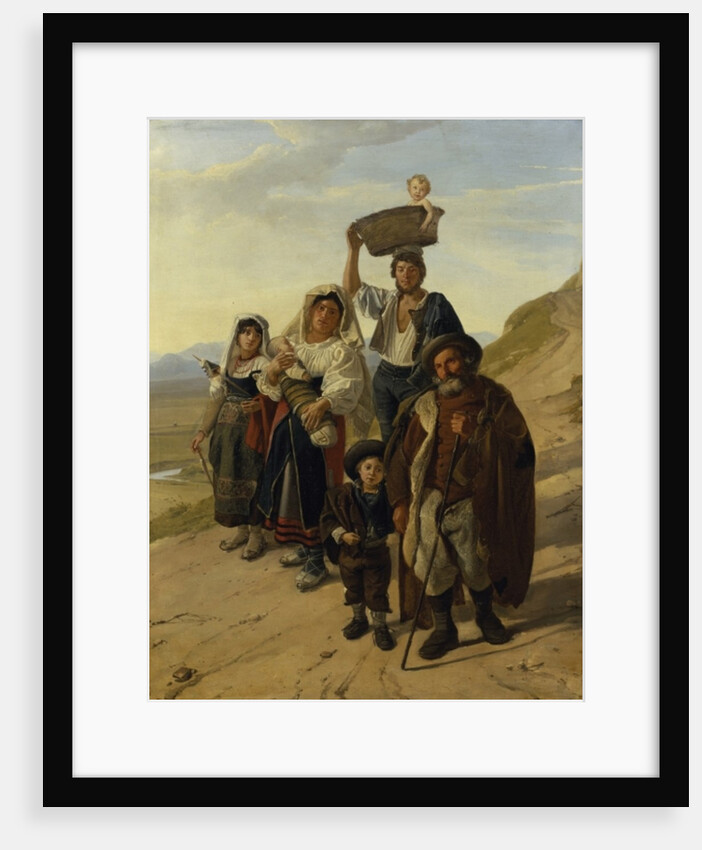Italian Peasants at Albano by Franz Ludwig Catel