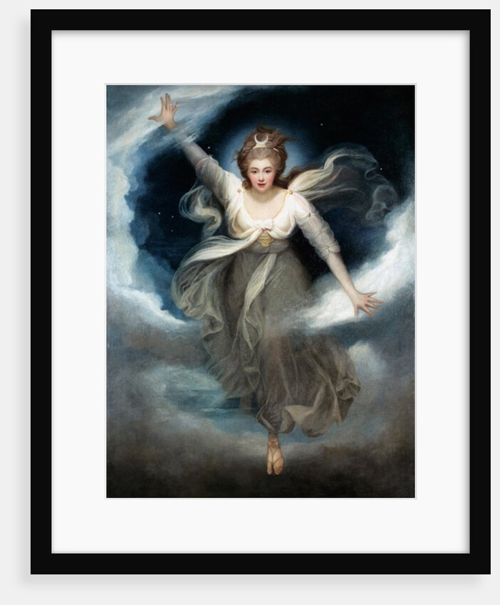 Georgiana as Cynthia from Spenser's 'Faerie Queene', 1781-82 by Maria Hadfield Cosway