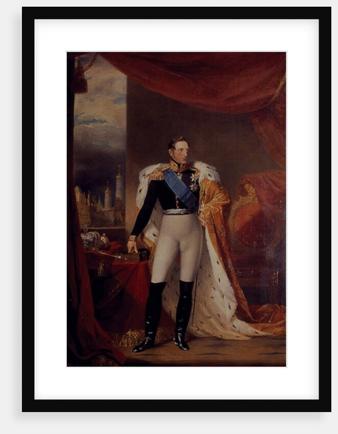 Portrait of Tsar Nicholas I of Russia, 1826 by George Dawe