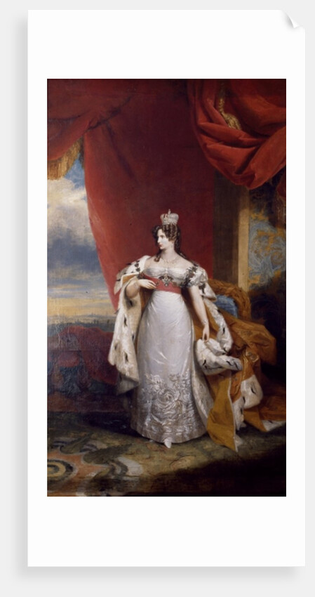 Portrait of Tsarina Alexandra Feodorovna of Russia, 1828-31 by George Dawe