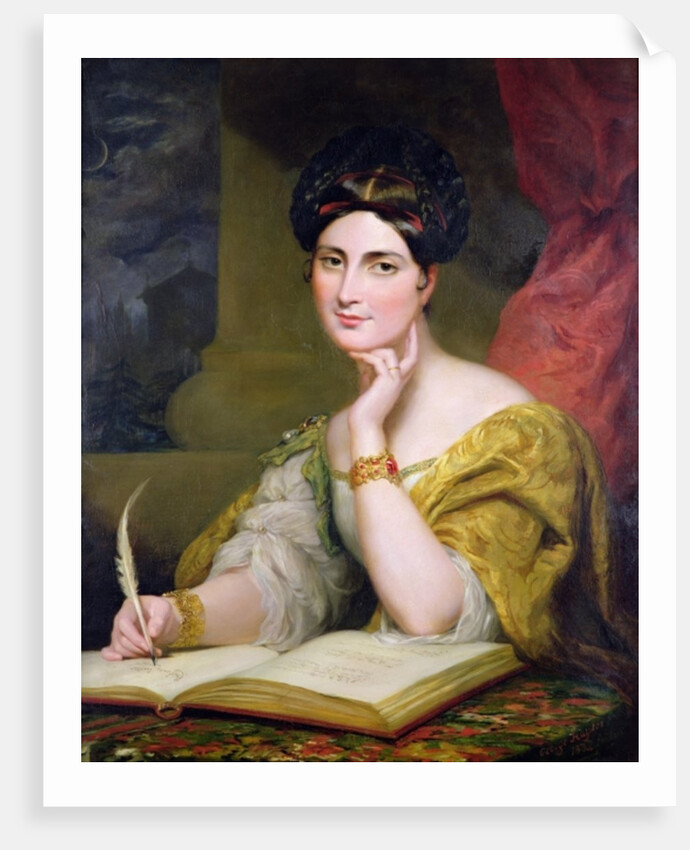 Portrait of the Hon. Mrs. Caroline Norton, 1832 by George Hayter