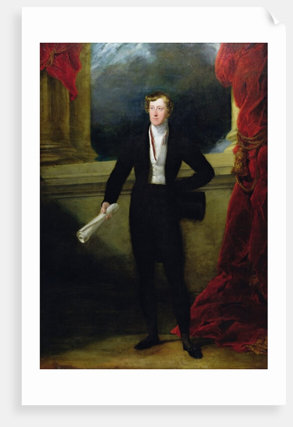 Portrait of William Spencer Cavendish, 6th Duke of Devonshire, c.1822-86 by George Hayter