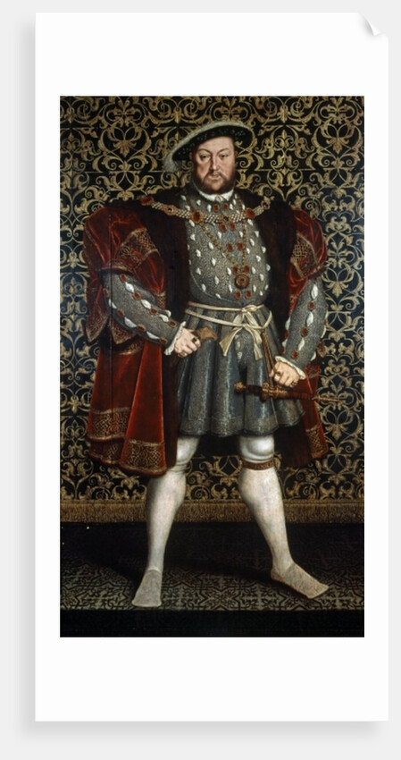 Portrait of King Henry VIII, after 1557 by Hans Holbein the Younger
