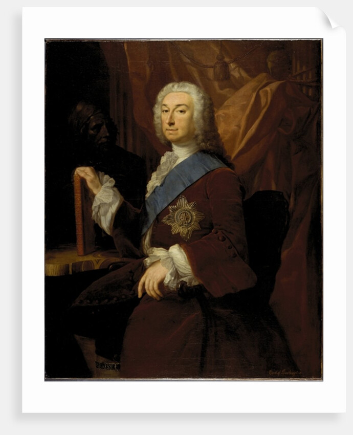 Portrait of Richard Boyle, 3rd Earl of Burlington, 1743 by George Knapton