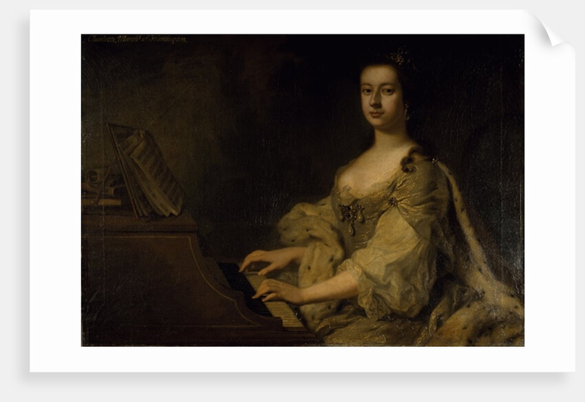 Portrait of Lady Charlotte Boyle, c.1748 by George Knapton