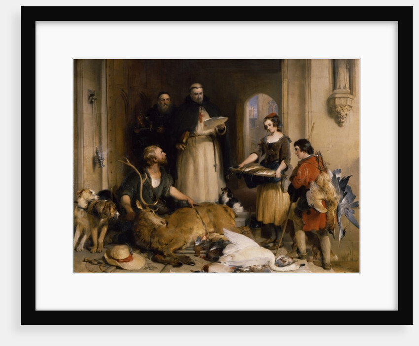 Scene in the olden time at Bolton Abbey, c.1834 by Edwin Landseer