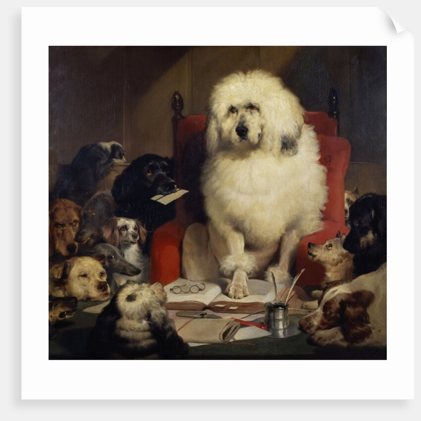 Trial by Jury, or Laying down the Law, c.1840 by Edwin Landseer