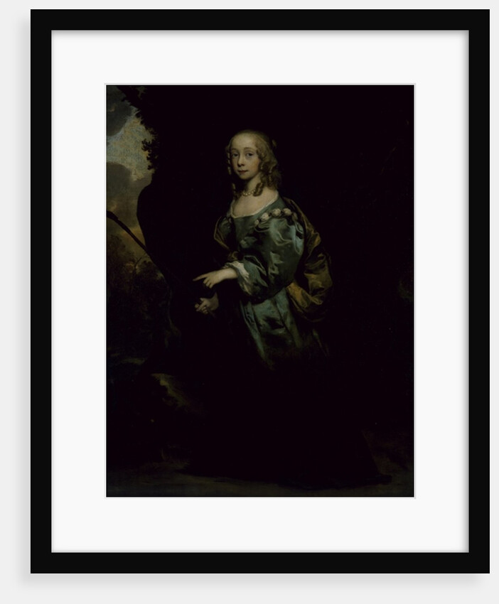 Portrait of a young girl in green by Peter Lely