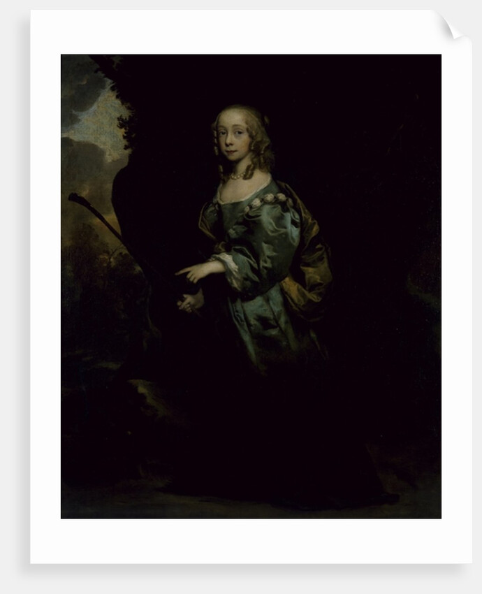 Portrait of a young girl in green by Peter Lely