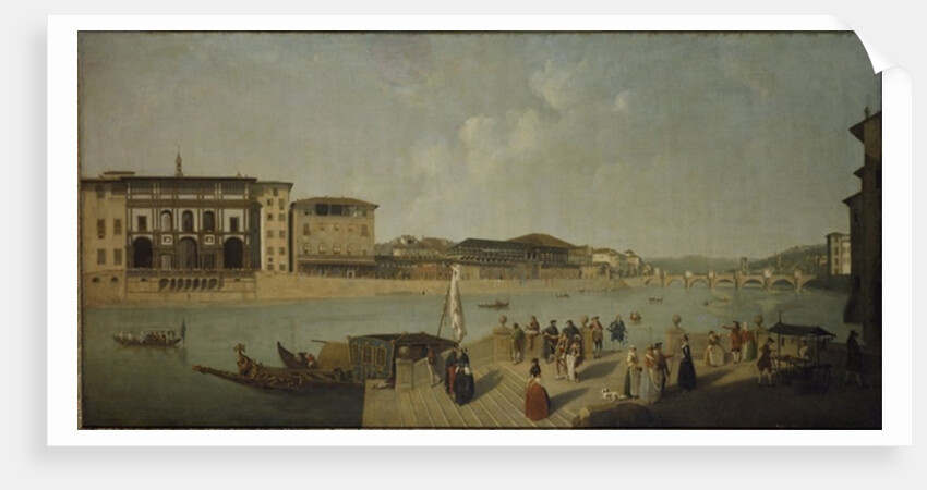 The Arno at Florence by Thomas Patch