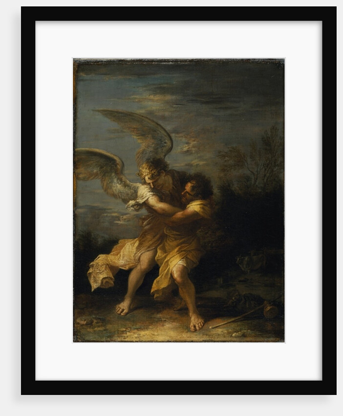 Jacob wrestling with the angel by Salvator Rosa