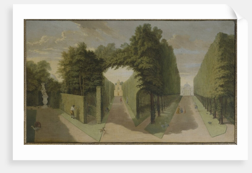 View of the Bagnio and Comed Building alleys, Chiswick Villa by Pieter Andreas Rysbrack