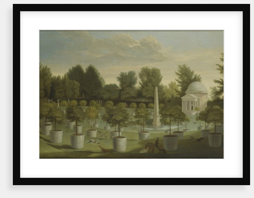 View of the Orange Tree Garden, Chiswick House by Pieter Andreas Rysbrack